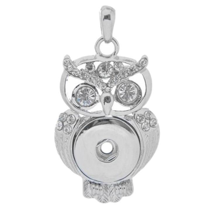 Fako Bijoux - Kettinghanger - Click Buttons - Uil, Sieraden, Tassen en Uiterlijk, Kettinghangers, Verzenden