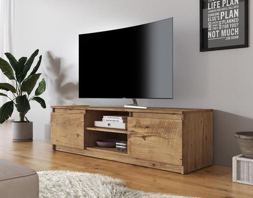 TV-Meubel eiken 120 cm industrieel, Huis en Inrichting, Kasten | Televisiemeubels, 25 tot 50 cm, Nieuw, Overige materialen, Minder dan 100 cm