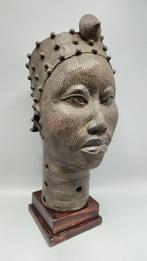 Herdenkingshoofd - bini/edo - Nigeria  (Zonder Minimumprijs), Antiek en Kunst