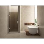 Wiesbaden Less Nisdeur - 700x2000x8mm - Nano Vintage Brons, Doe-het-zelf en Verbouw, Sanitair, Ophalen of Verzenden, Nieuw, Glas