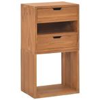 vidaXL Opbergkast 40x30x76 cm massief teakhout, Verzenden, Nieuw