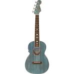 Fender Dhani Harrison Ukulele Turquoise WN elektrisch-akoest, Nieuw, Verzenden