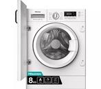 Hisense Wf3m841bwi Inbouw Wasmachine 8kg 1400t, Witgoed en Apparatuur, Wasmachines, Ophalen of Verzenden, Nieuw, Voorlader, 85 tot 90 cm