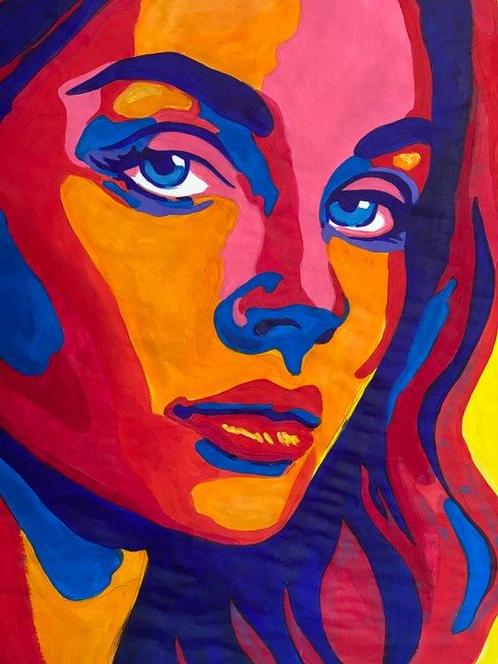 Francesca Caramia - Sotto la pelle del colore, Antiek en Kunst, Kunst | Schilderijen | Modern