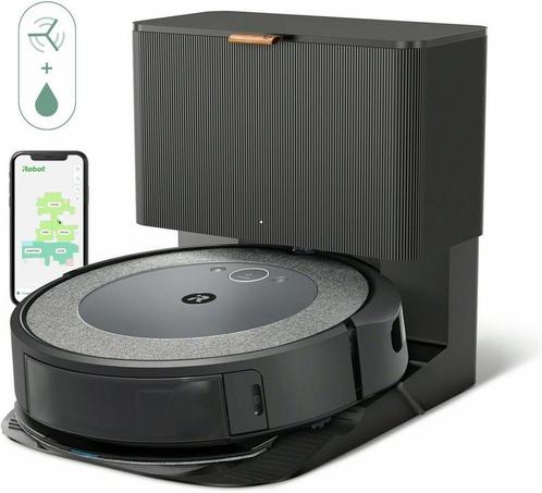 iRobot - Roomba Combo i5+ - Zwart (Robotstofzuigers), Witgoed en Apparatuur, Stofzuigers, Nieuw, Verzenden