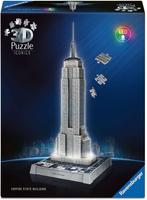 Iconics 3D Puzzel - Empire State Building with lights (216, Verzenden, Nieuw