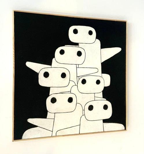 Paulus Noomen - Together/Samen, Antiek en Kunst, Kunst | Schilderijen | Modern