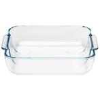 Schaal - glas - vierkant - 21x21 cm - Pyrex - GD029, Verzenden, Nieuw in verpakking