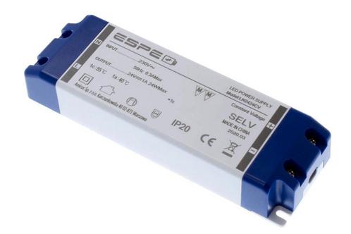 LED voeding - 24 Volt - 1A - 24W - ESPE, Doe-het-zelf en Verbouw, Elektra en Kabels, Ophalen of Verzenden