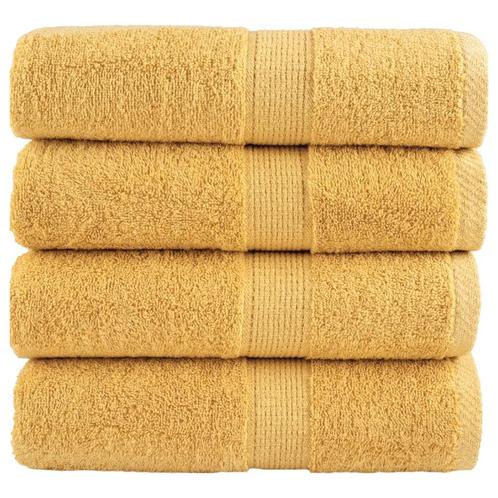 vidaXL Gastendoekjes SOLUND 4 st 600 g/m² 30x50 cm, Huis en Inrichting, Badkamer | Badtextiel en Accessoires, Nieuw, Verzenden