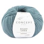 Katia Concept Silky Lace - 185 grijsblauw - Merino/Zijde G, Ophalen of Verzenden, Nieuw