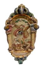 Wijwatervat - 1950-1960 - San Michele Arcangelo - 34 cm, Antiek en Kunst