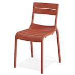 Stoel | CALOR | Terracotta | Kunststof | Outdoor |, Verzenden, Nieuw in verpakking