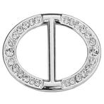 Fako Bijoux® - Sjaalklem - Ovaal - Kristal - 27x40mm -, Sieraden, Tassen en Uiterlijk, Broches, Verzenden, Nieuw