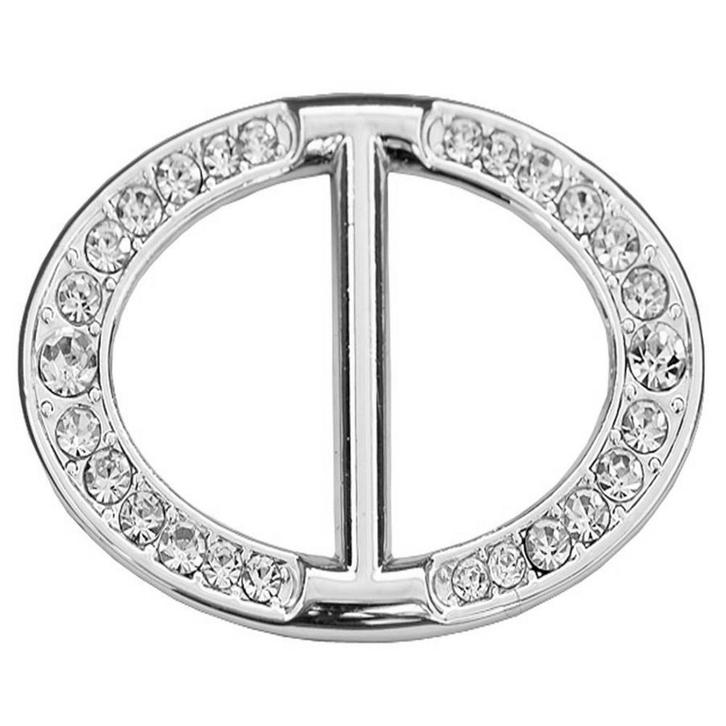 Fako Bijoux - Sjaalklem - Ovaal - Kristal - 27x40mm -, Sieraden, Tassen en Uiterlijk, Broches, Verzenden