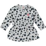 Baby jurk Pippa met hartjes donkerblauw/wit  Vingino Maat 74, Kinderen en Baby's, Babykleding | Maat 74, Nieuw, Meisje, Ophalen of Verzenden