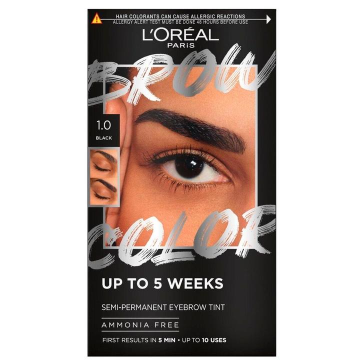 LOréal Paris 1.0 Black Brow Color Wenkbrauwverf, Sieraden, Tassen en Uiterlijk, Uiterlijk | Cosmetica en Make-up, Nieuw, Verzenden