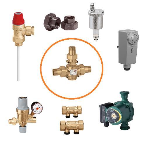 Beveiligingsset Voor Hout Cv Zonder Koelspiraal Met Externe, Doe-het-zelf en Verbouw, Verwarming en Radiatoren