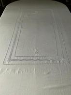 Vroege 20e eeuws linnen tafellinnen met initialen M.M. -