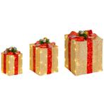 3-delige Kerstcadeaudozen Set Voor Binnen- En Buitendecorati, Verzenden, Nieuw