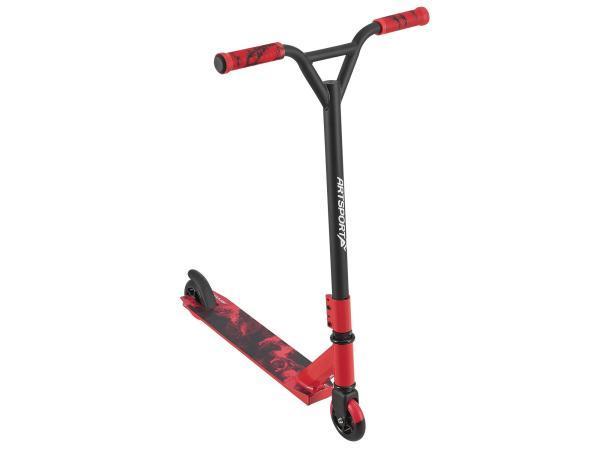 Veiling - Stuntstep Rood Rook in Rood Zwart, Fietsen en Brommers, Steps