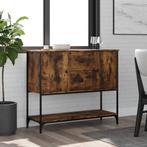 vidaXL Dressoir 100x36x85 cm bewerkt hout gerookt, Huis en Inrichting, Kasten | Dressoirs, 100 tot 150 cm, Verzenden, Nieuw, 25 tot 50 cm