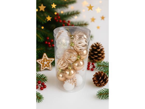 Veiling - Kerstballen Set – 48 stuks – Ø6 cm – Kunsts, Diversen, Kerst