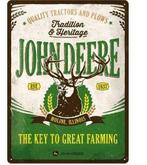 John Deere the key to great farming reclamebord, Nieuw, Verzenden
