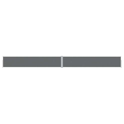 Zijluifel Antraciet 1200cm | Retourdeal | Bescherming, Tuin en Terras, Zonneschermen, 450 cm of meer, Nieuw, Screen, Minder dan 150 cm