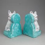 Poterie du Mesnil de Bavent - Beeld, Two French bulldog, Antiek en Kunst, Kunst | Designobjecten