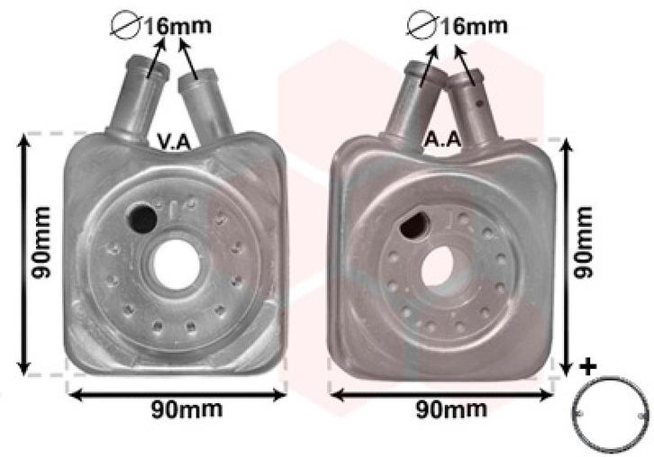 OLIEKOELER VOOR AUDI 100 C4 1990-1994 0271170211, Auto diversen, Auto-accessoires, Nieuw, Ophalen of Verzenden