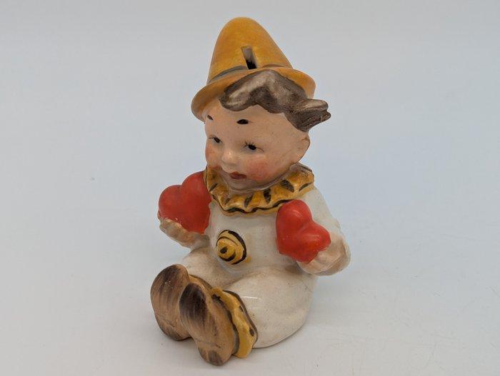 Goebel - Figuur - Sitzender Clown mit zwei Herzen - TMK1 -, Antiek en Kunst, Curiosa en Brocante