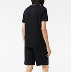 2dekans | Lacoste Sport T-Shirt Zwart - Print T-shirts -, Kleding | Heren, T-shirts, Ophalen of Verzenden, Zo goed als nieuw, Zwart