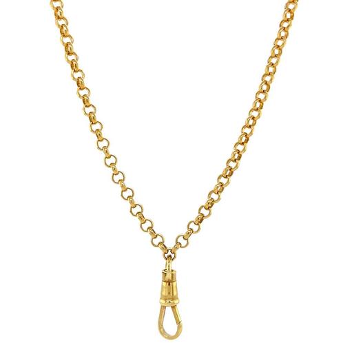 Gouden jasseron collier 14 krt, Sieraden, Tassen en Uiterlijk, Kettingen, Nieuw, Ophalen of Verzenden