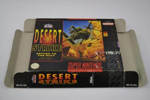Desert Strike (SNES USA BOX), Spelcomputers en Games, Spelcomputers | Nintendo Consoles | Accessoires, Zo goed als nieuw, Verzenden