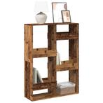 vidaXL Boekenkast 100x33x135 cm bewerkt hout oud houtkleurig, Huis en Inrichting, Kasten | Boekenkasten, Verzenden, Nieuw, Overige houtsoorten