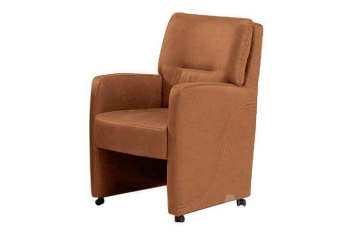 Eetkamerstoel Cosy - eetkamerstoelen - Taupe, Huis en Inrichting, Stoelen, Nieuw, Stof