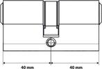 Starx Profielcilinder 40/40mm – Cilinderslot –Zwaar, Doe-het-zelf en Verbouw, Ophalen of Verzenden, Zo goed als nieuw