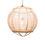 Oosterse hanglamp bruin 58 cm - Pascal, Huis en Inrichting, Lampen | Hanglampen, Nieuw, Overige materialen, Oosters, 75 cm of meer