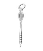 Zilveren Dartpijl ketting hanger - klein, Sieraden, Tassen en Uiterlijk, Kettinghangers, Verzenden, Nieuw