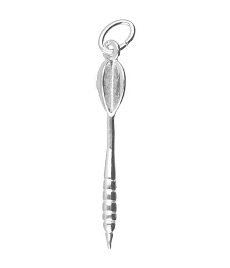 Zilveren Dartpijl ketting hanger - klein, Sieraden, Tassen en Uiterlijk, Kettinghangers, Verzenden