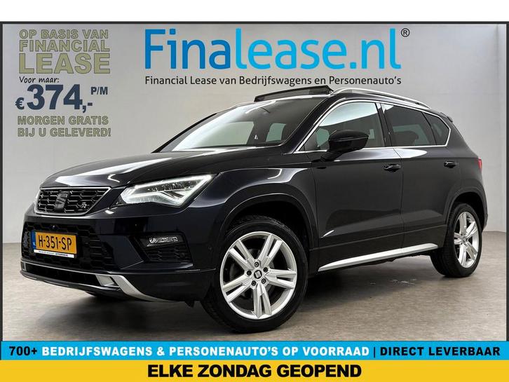 SEAT Ateca 1.5 TSI FR 150PK 360 Cam Pano LED Virtual Sfeer, Auto's, Seat, Lease, Automaat, SUV of Terreinwagen, Benzine, Achteruitrijcamera
