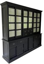 Buffetkast zwart Haarlem 250cm soft close, Huis en Inrichting, Kasten | Buffetkasten, Ophalen of Verzenden, Nieuw