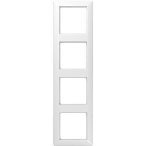 JUNG AS500 Afdekraam 4 voudig Alpine wit AS584WW, Doe-het-zelf en Verbouw, Elektra en Kabels, Nieuw, Ophalen of Verzenden