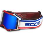 Crossbril Scott Prospect Retro - Blauw / Wit / Rood, Motoren, Verzenden, Nieuw met kaartje, Motorcrosskleding, Scott