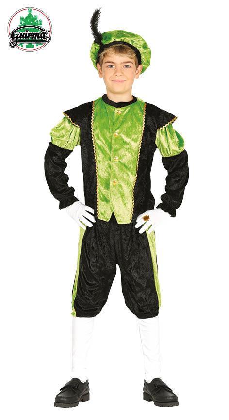 Pietenpak voor kinderen Barca Groen - 10-12 jaar, Diversen, Sinterklaas, Verzenden