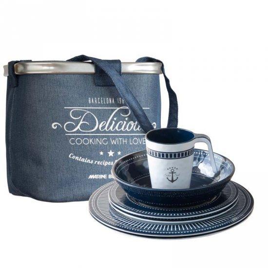 Scheepsservies set Sailor Soul 24-delig, Watersport en Boten, Overige Watersport en Boten, Nieuw, Ophalen of Verzenden
