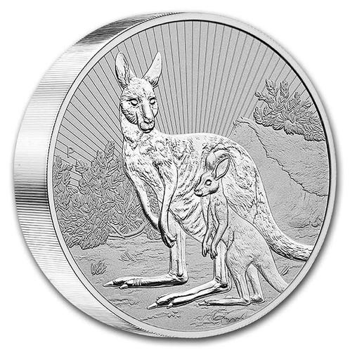 The Next Generation - Mother and Baby Kangaroo - 2 oz 2023, Postzegels en Munten, Munten | Oceanië, Losse munt, Zilver, Verzenden