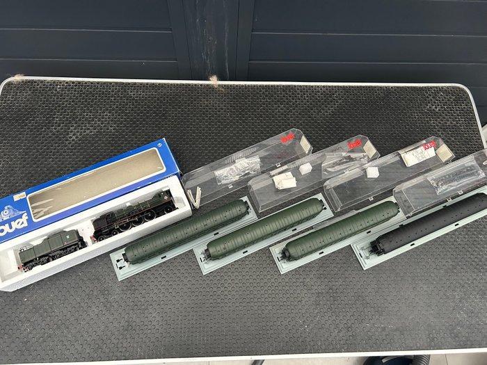 Jouef H0 - 8255 - Treinset (5) - 231K met 4, Hobby en Vrije tijd, Modeltreinen | H0