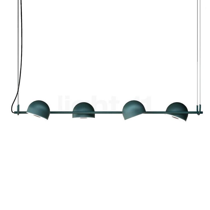 B.lux Bowee SH4 Hanglamp LED 4-lichts, turkoois (Hanglampen), Huis en Inrichting, Lampen | Hanglampen, Nieuw, Verzenden